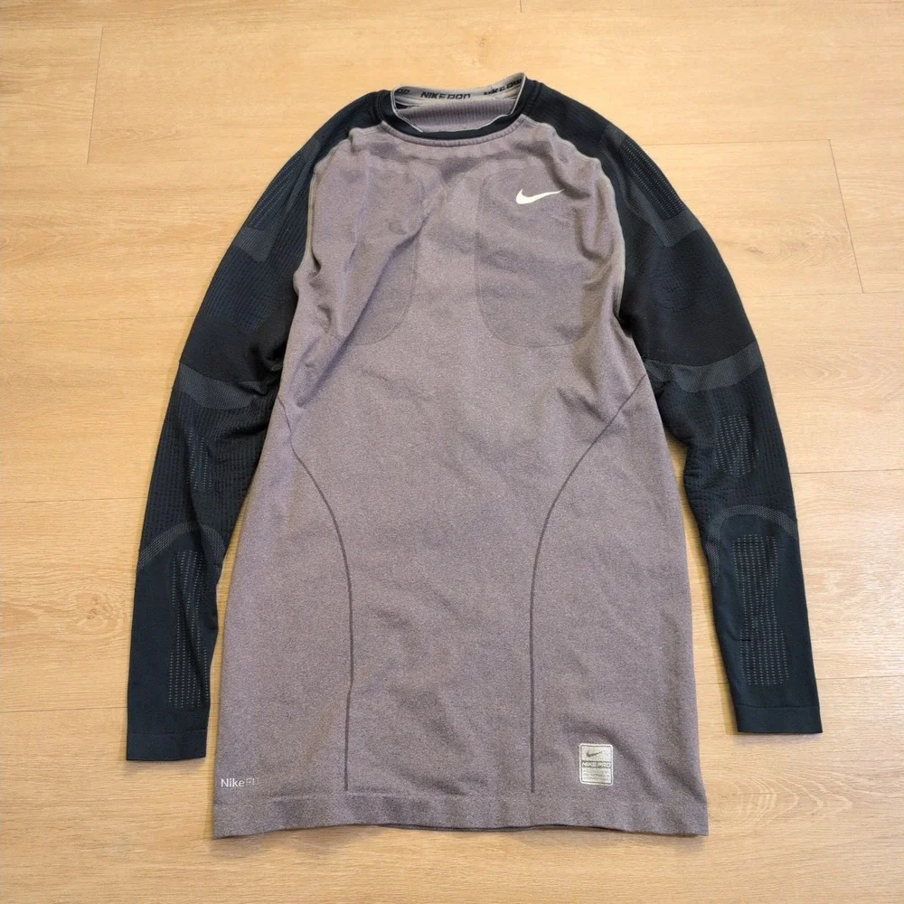 Nike Pro MLB Men Small Compression Shirt Long Sleeve Base Layer Baseball